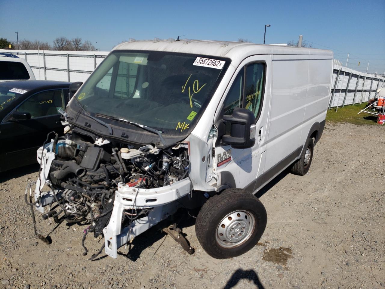 Photo 2 from auction – 2017 RAM PROMASTER with VIN 3C6TRVAG3HE524037