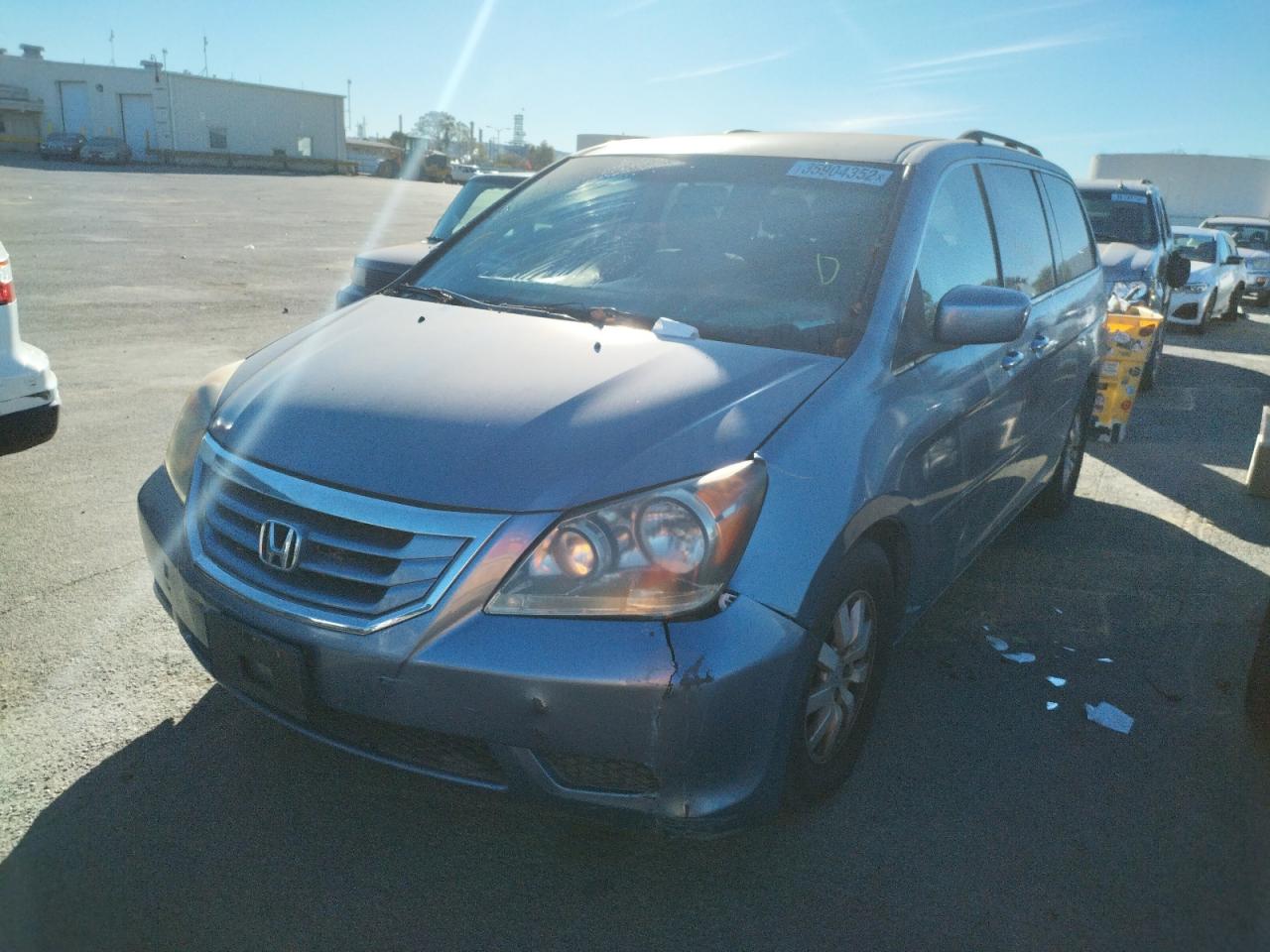 Photo 2 from auction – 2008 HONDA ODYSSEY EX with VIN 5FNRL38438B046670