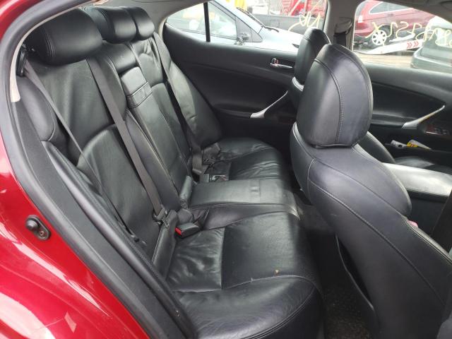 Photo 6 from auction – 2006 LEXUS IS 250 with VIN JTHBK262965009751