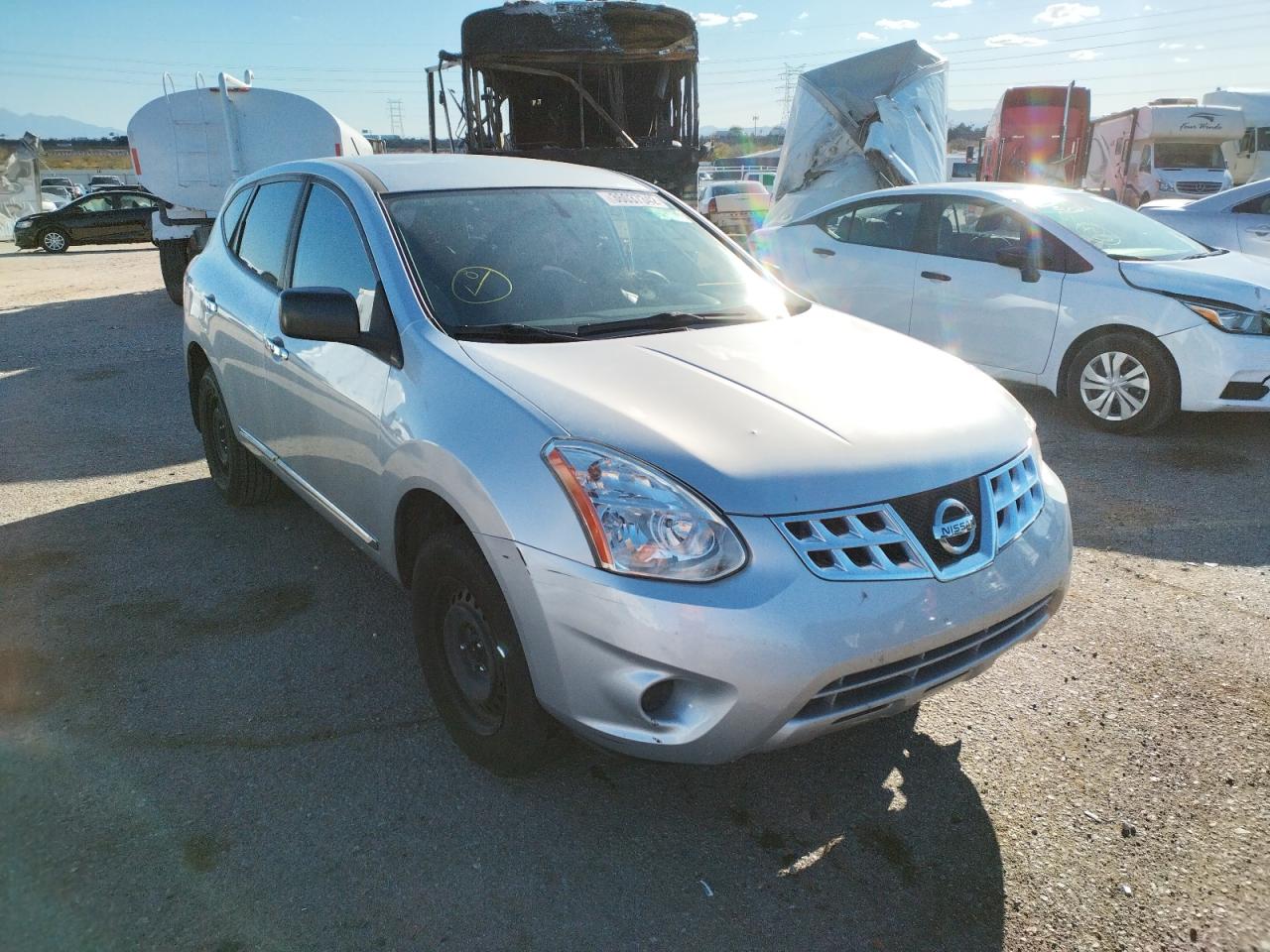 NISSAN ROGUE S 2013 with VIN JN8AS5MT5DW512926 - Photo from auction