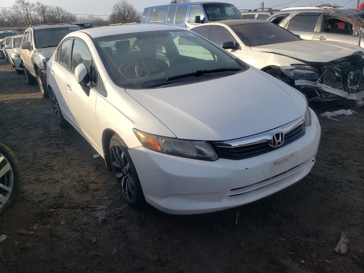 HONDA CIVIC LX 2012 with VIN 19XFB2F52CE060909 - Photo from auction