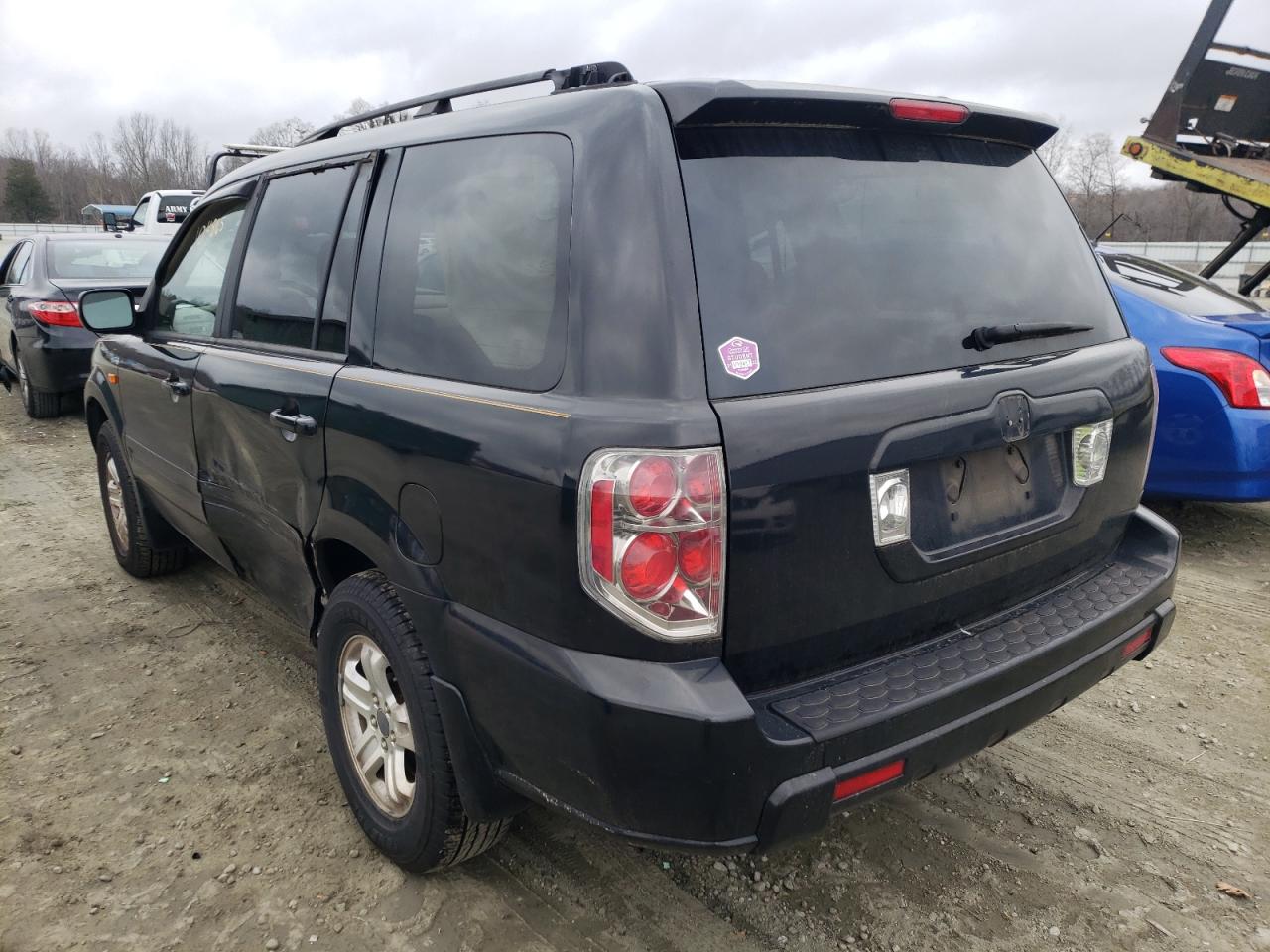 Photo 3 from auction – 2008 HONDA PILOT VP with VIN 5FNYF28278B025977