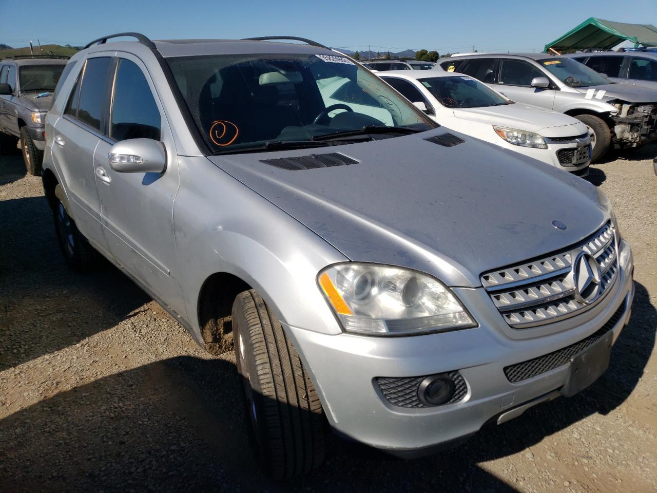 Photo 1 from auction – 2007 MERCEDES-BENZ ML 350 with VIN 4JGBB86E57A217855