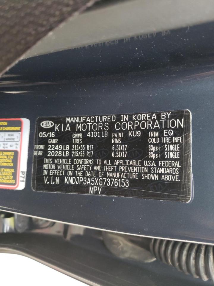 Photo 10 from auction – 2016 KIA SOUL + with VIN KNDJP3A5XG7376153