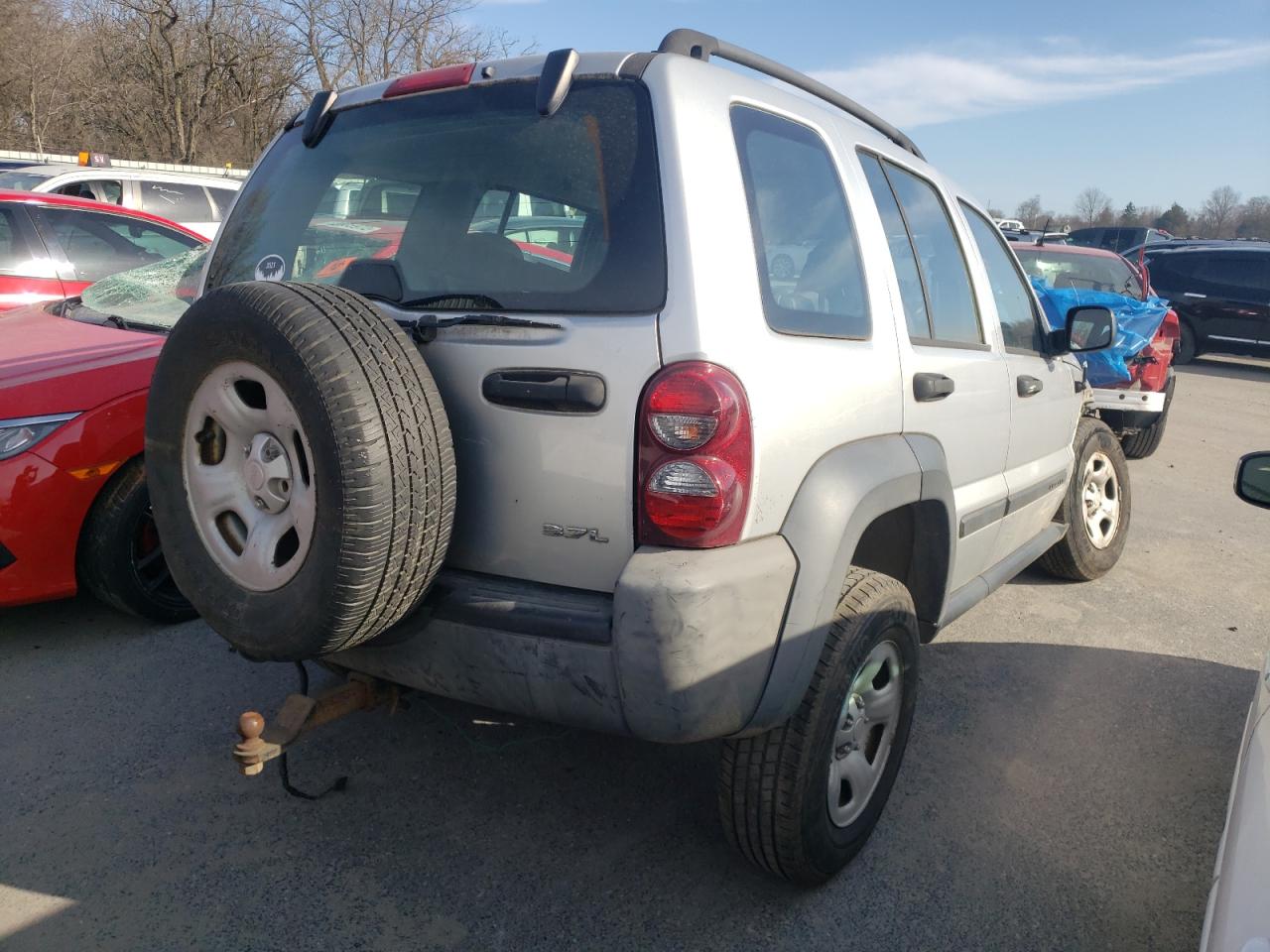Photo 4 from auction – 2007 JEEP LIBERTY SP with VIN 1J4GL48K37W501131