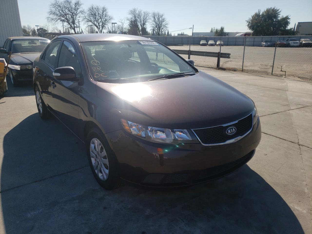 KIA FORTE EX 2010 with VIN KNAFU4A20A5158345 - Photo from auction
