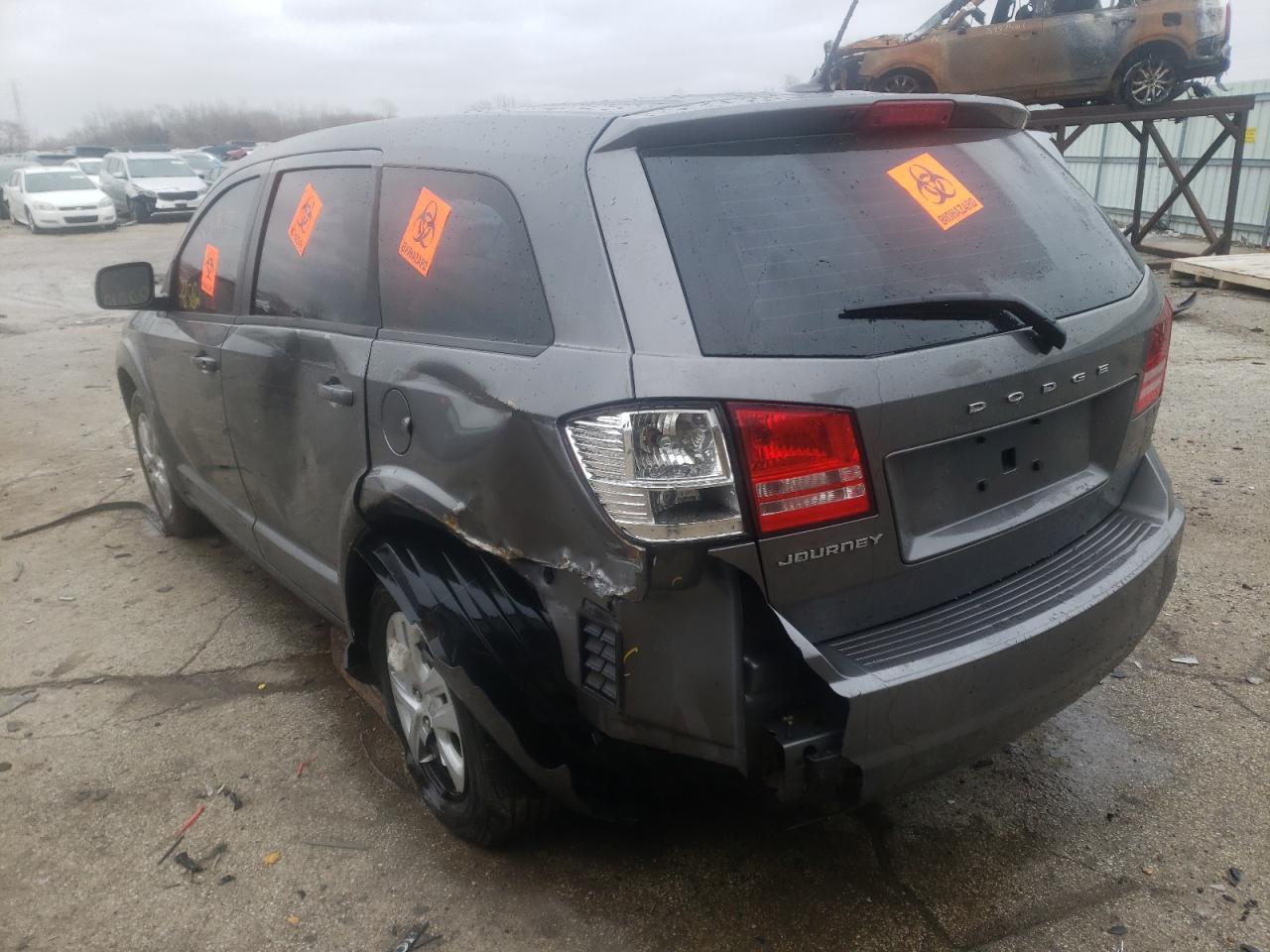 Photo 3 from auction – 2013 DODGE JOURNEY SE with VIN 3C4PDCABXDT722878