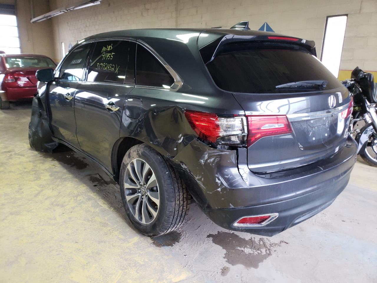 Photo 3 from auction – 2015 ACURA MDX TECHNO with VIN 5FRYD4H46FB013981