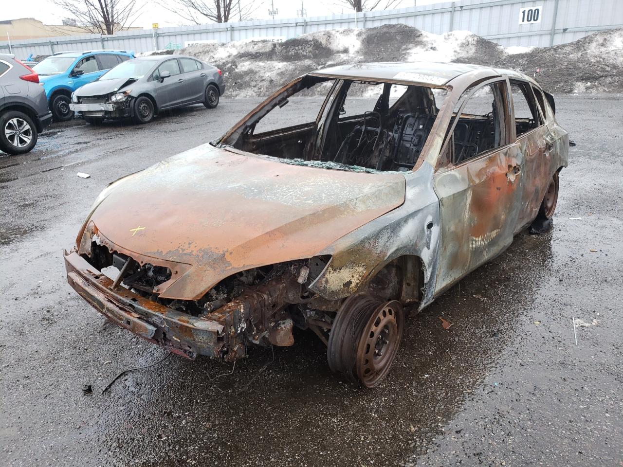 Photo 2 from auction – 2008 MAZDA 3 I with VIN JM1BK34F681108471
