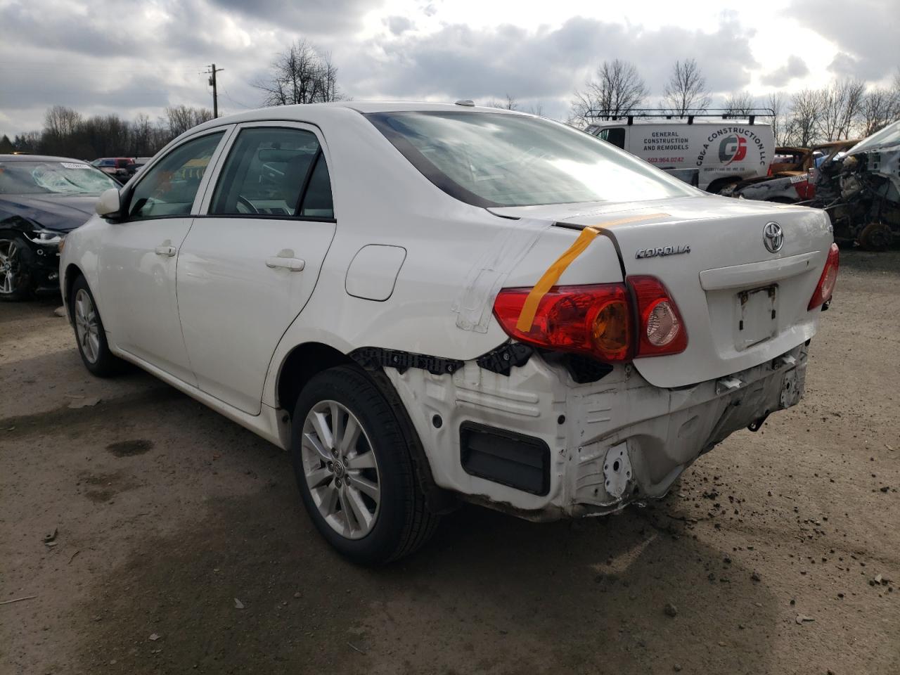 Photo 3 from auction – 2009 TOYOTA COROLLA BA with VIN JTDBL40E499066675