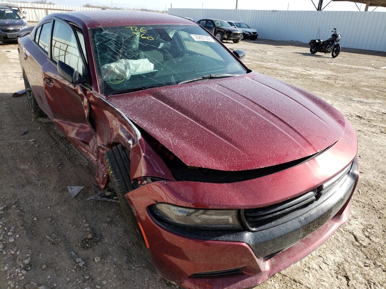 DODGE CHARGER SX 2021 with VIN 2C3CDXBG5MH656527 - Photo from auction