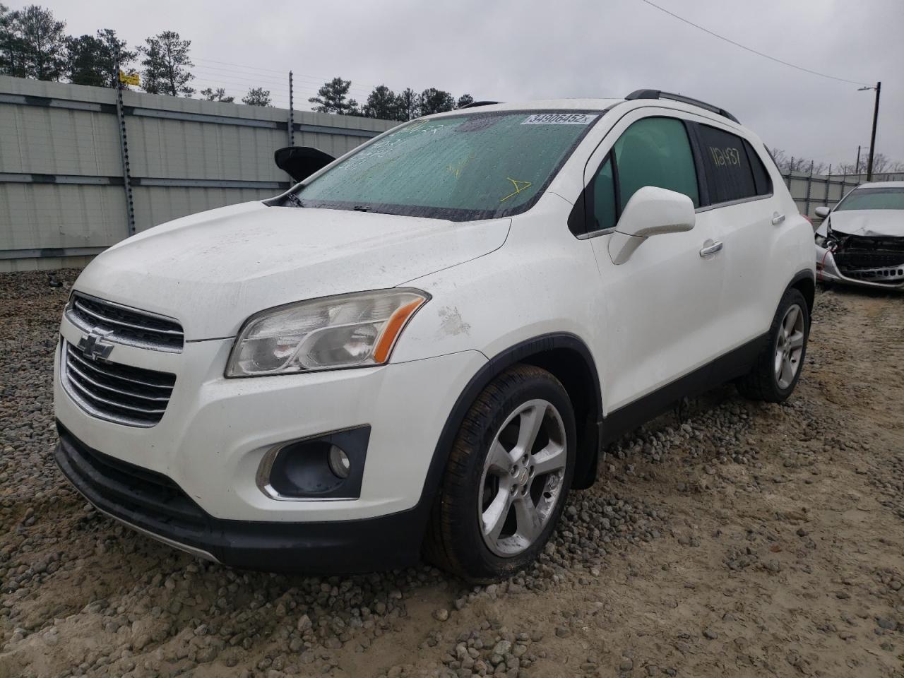Photo 2 from auction – 2015 CHEVROLET TRAX LTZ with VIN KL7CJNSB2FB074021