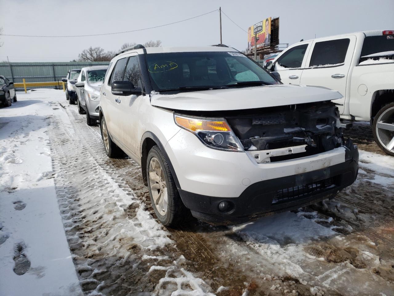 FORD EXPLORER X 2013 with VIN 1FM5K8D84DGC24640 - Photo from auction