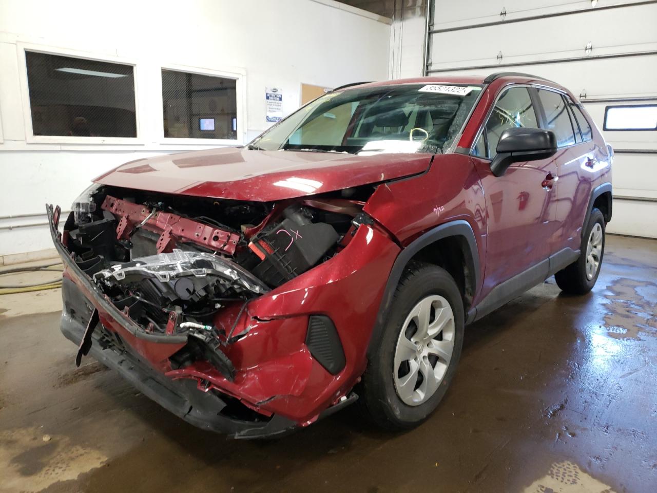 Photo 2 from auction – 2021 TOYOTA RAV4 LE with VIN 2T3F1RFV7MW219070