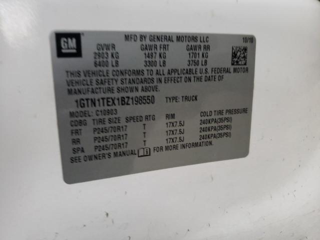 Photo 10 from auction – 2011 GMC SIERRA C15 with VIN 1GTN1TEX1BZ198550