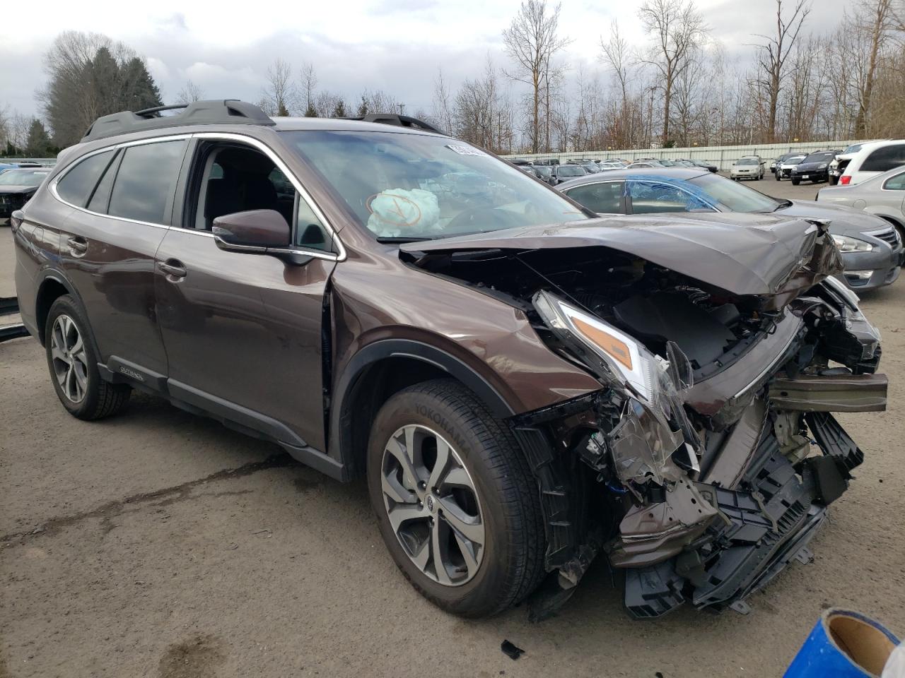 SUBARU OUTBACK LI 2021 with VIN 4S4BTAMC8M3110028 - Photo from auction