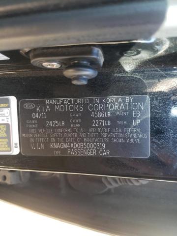 Photo 10 from auction – 2011 KIA OPTIMA HYB with VIN KNAGM4AD0B5000319