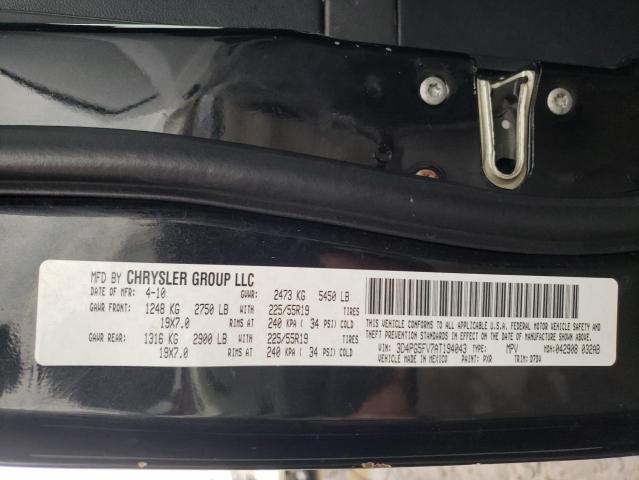 Photo 10 from auction – 2010 DODGE JOURNEY SX with VIN 3D4PG5FV7AT194043