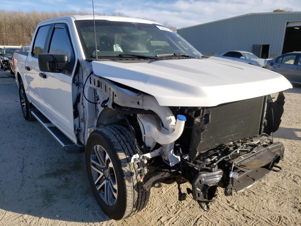 FORD F150 SUPER 2021 with VIN 1FTEW1EPXMFB91932 - Photo from auction