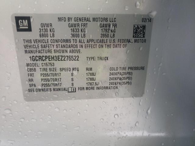 Photo 10 from auction – 2014 CHEVROLET SILVERADO with VIN 1GCRCPEH3EZ276522