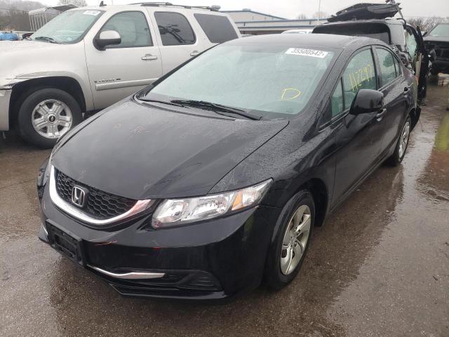 Photo 2 from auction – 2013 HONDA CIVIC LX with VIN 19XFB2F54DE233248