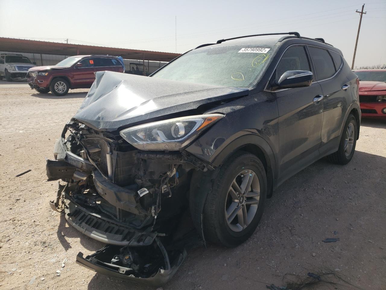 Photo 2 from auction – 2017 HYUNDAI SANTA FE S with VIN 5NMZU3LB2HH045107