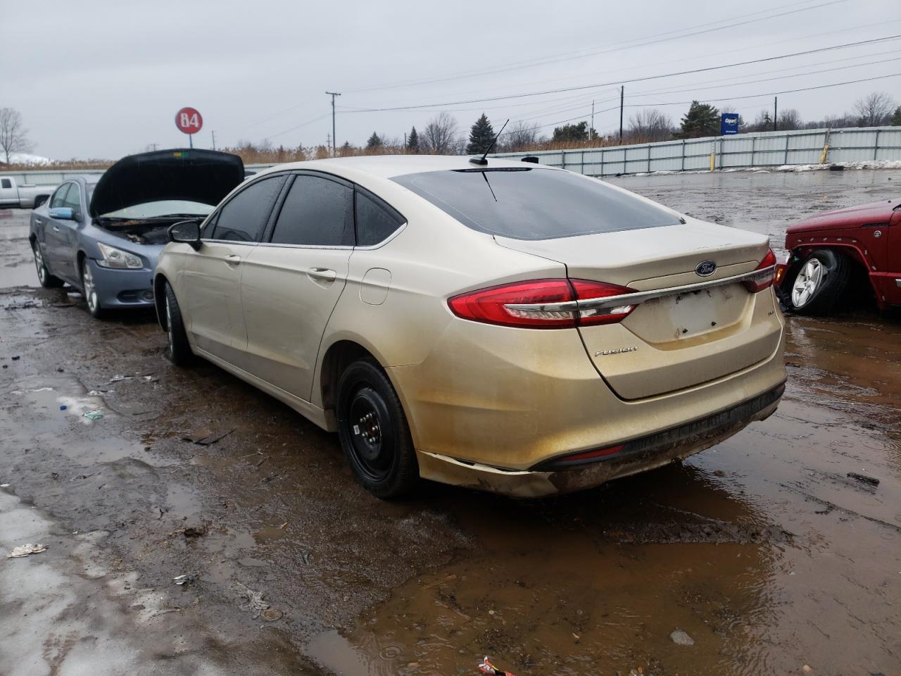 Photo 3 from auction – 2017 FORD FUSION SE with VIN 3FA6P0H75HR404114