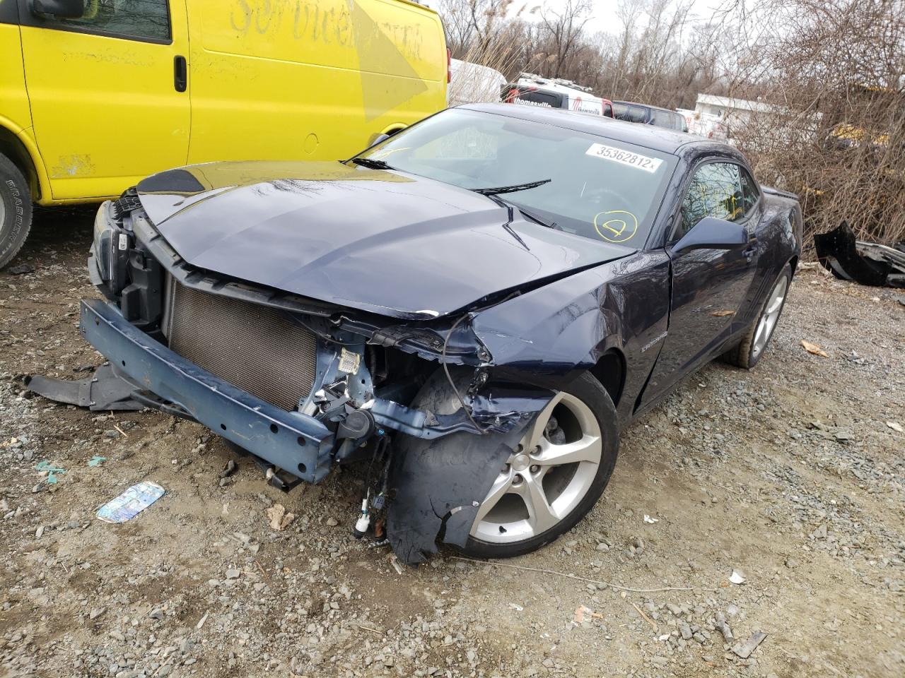 Photo 2 from auction – 2015 CHEVROLET CAMARO LT with VIN 2G1FD1E31F9306977