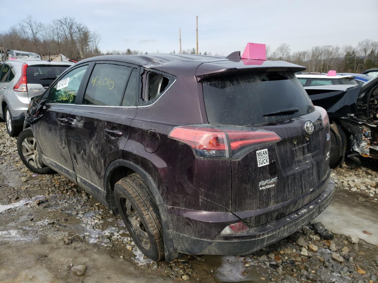 Photo 3 from auction – 2018 TOYOTA RAV4 LE with VIN 2T3BFREV0JW784130