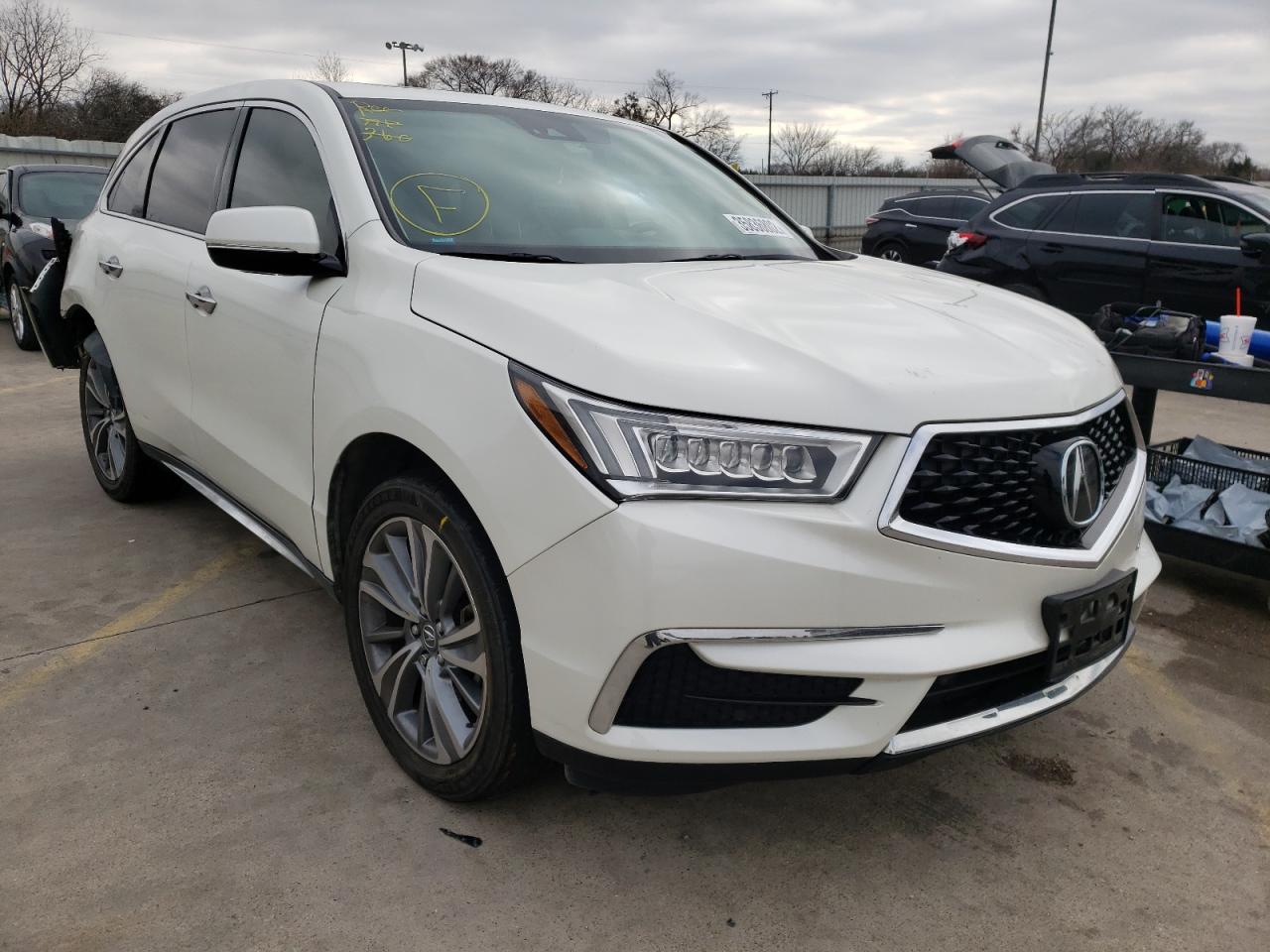 ACURA MDX TECHNO 2017 with VIN 5FRYD3H50HB002125 - Photo from auction