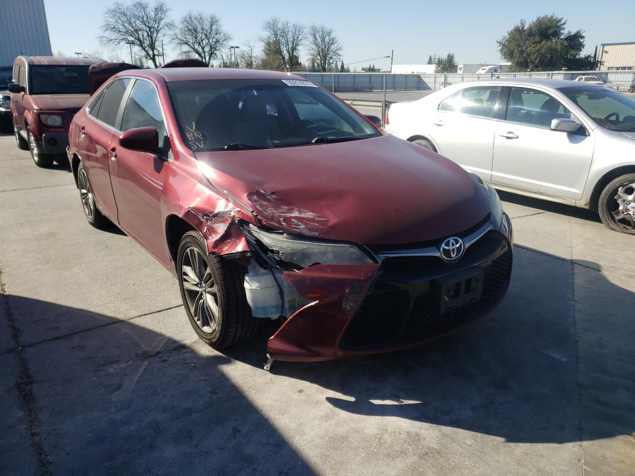 TOYOTA CAMRY LE 2016 with VIN 4T1BF1FK3GU515854 - Photo from auction