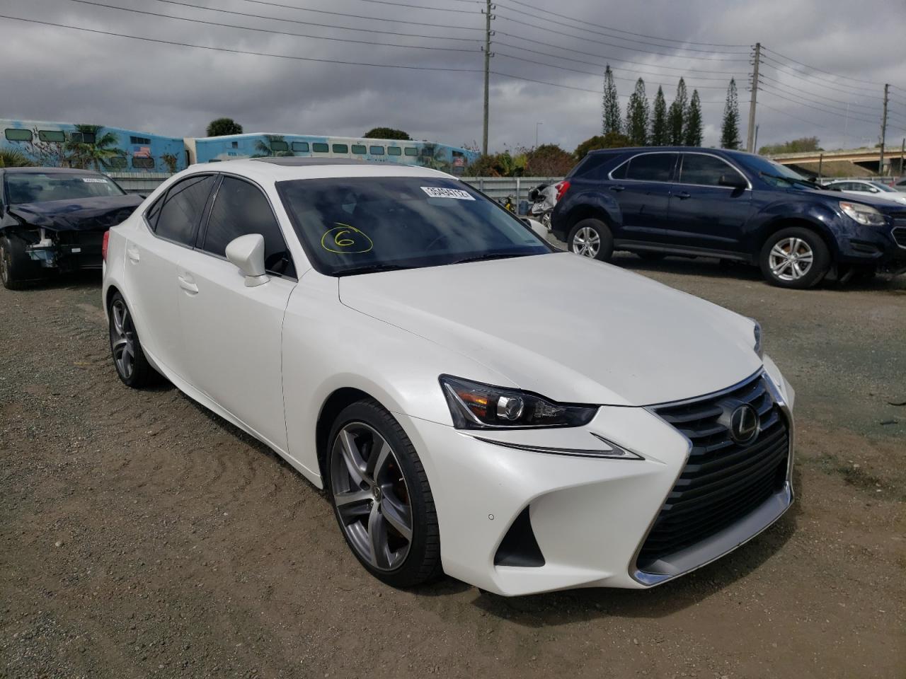 LEXUS IS 300 2018 with VIN JTHBA1D27J5072291 - Photo from auction