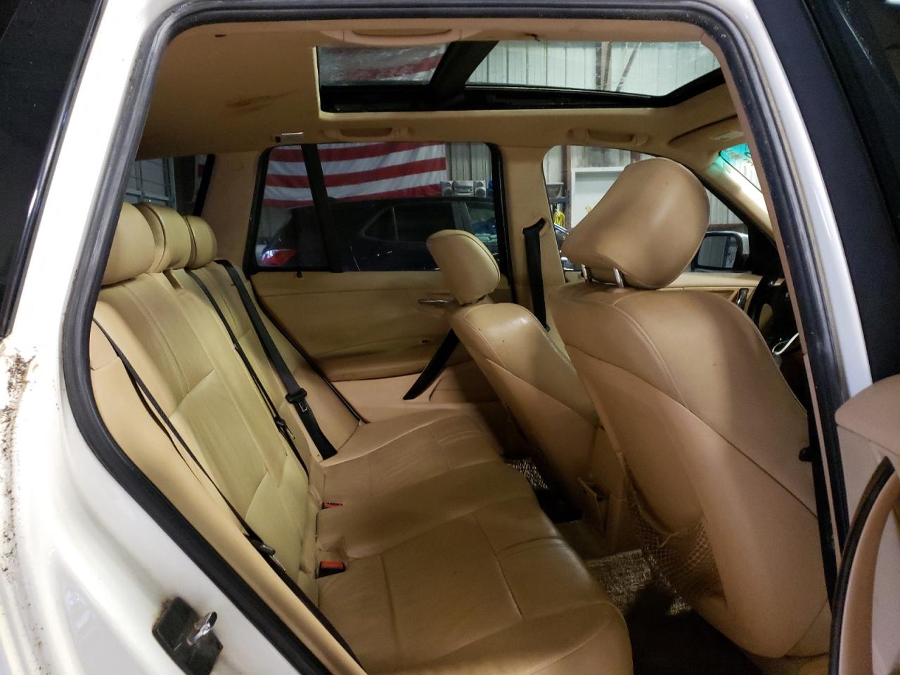 Photo 6 from auction – 2007 BMW X3 3.0SI with VIN WBXPC93467WF04154