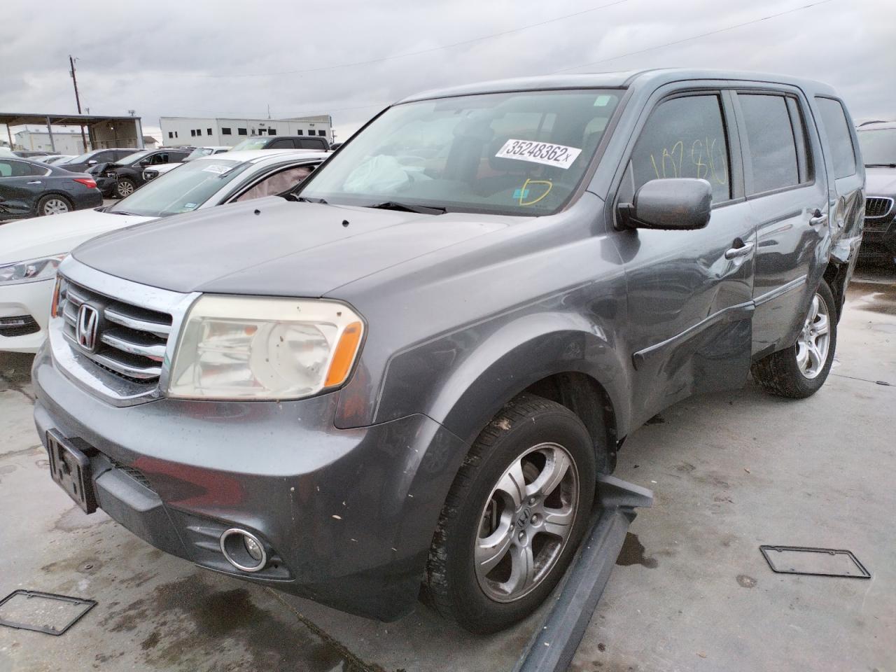 Photo 2 from auction – 2013 HONDA PILOT EXL with VIN 5FNYF3H54DB015952