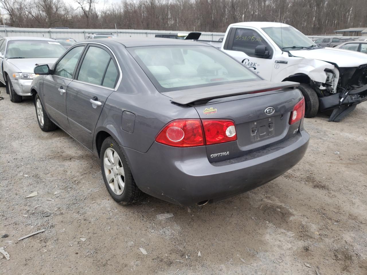 Photo 3 from auction – 2007 KIA OPTIMA LX with VIN KNAGE124275154189