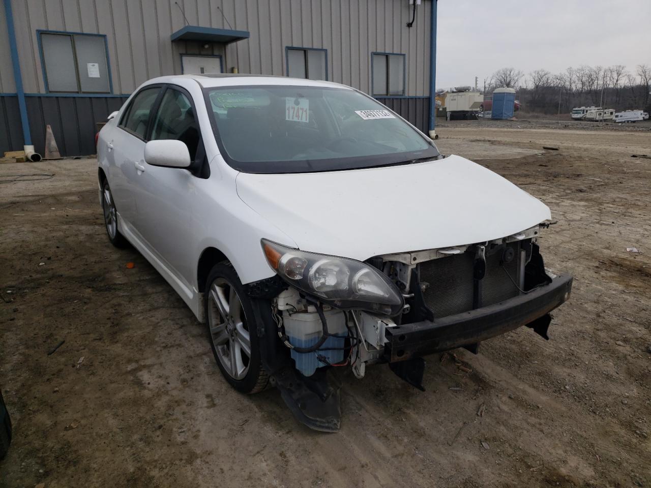 TOYOTA COROLLA BA 2013 with VIN 2T1BU4EE6DC126576 - Photo from auction