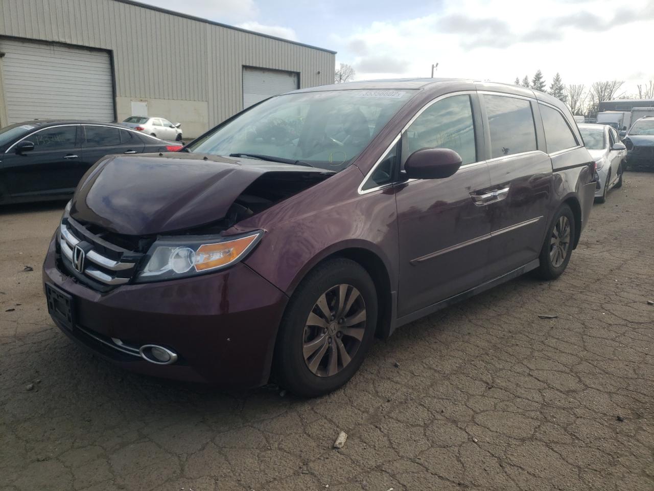 Photo 2 from auction – 2014 HONDA ODYSSEY EX with VIN 5FNRL5H69EB056726