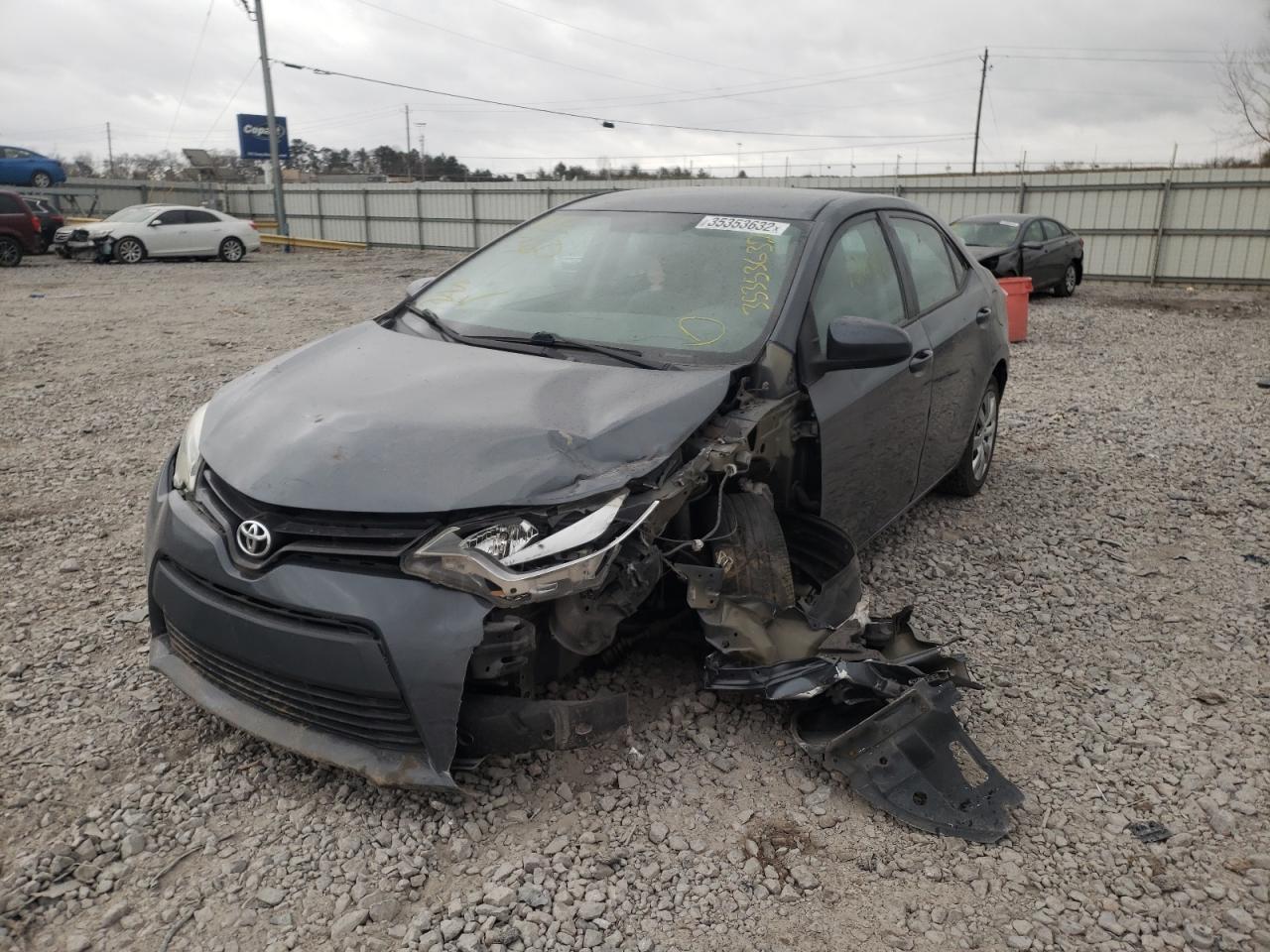 Photo 2 from auction – 2014 TOYOTA COROLLA with VIN 5YFBURHE3EP100964