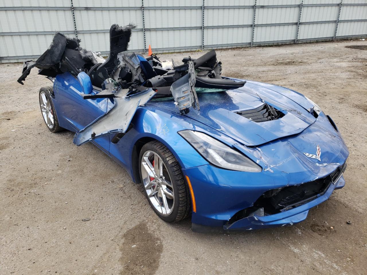 CHEVROLET CORVETTE S 2015 with VIN 1G1YD2D71F5115186 - Photo from auction