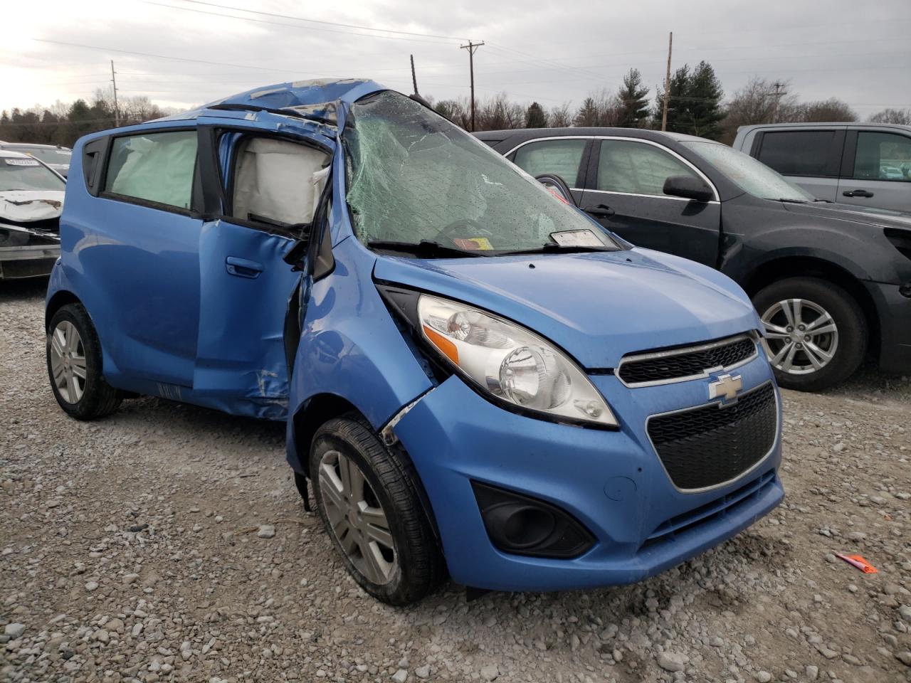 CHEVROLET SPARK 1LT 2014 with VIN KL8CD6S92EC461263 - Photo from auction
