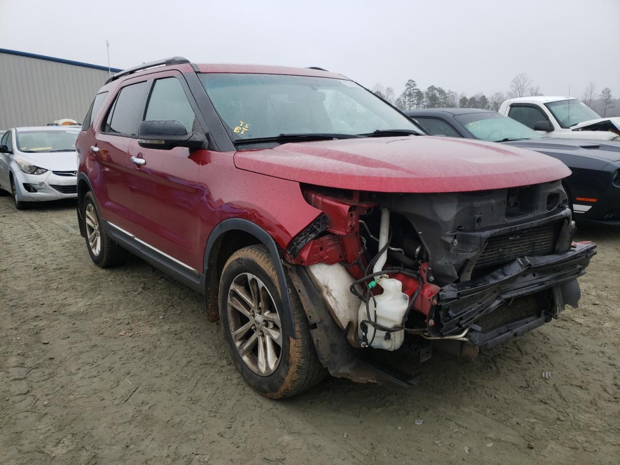 FORD EXPLORER X 2013 with VIN 1FM5K7D9XDGC78723 - Photo from auction