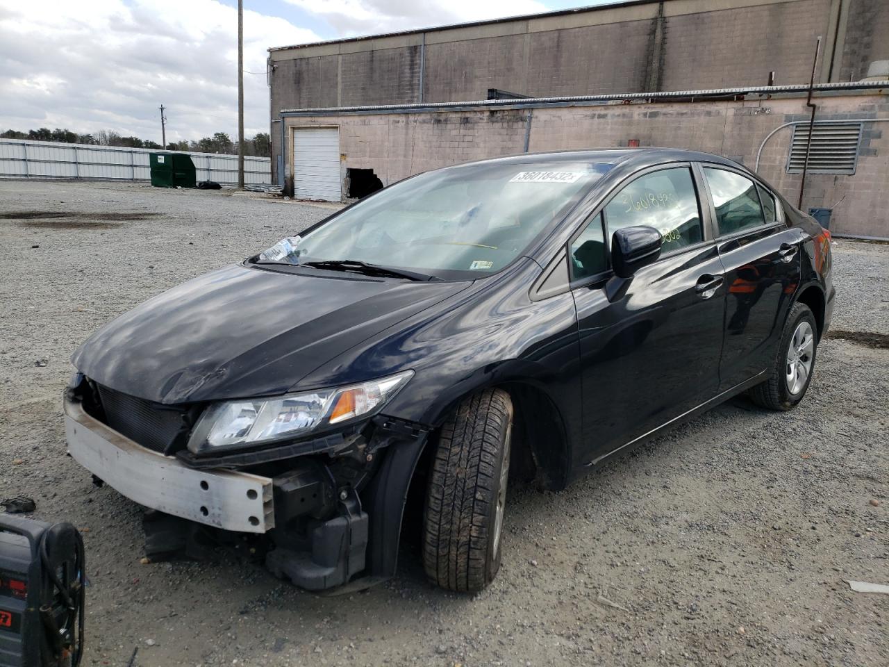 Photo 2 from auction – 2015 HONDA CIVIC LX with VIN 19XFB2F54FE288477