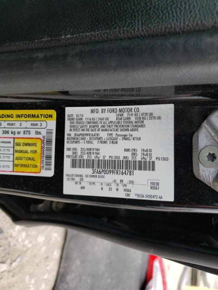 Photo 10 from auction – 2015 FORD FUSION TIT with VIN 3FA6P0D99FR164781