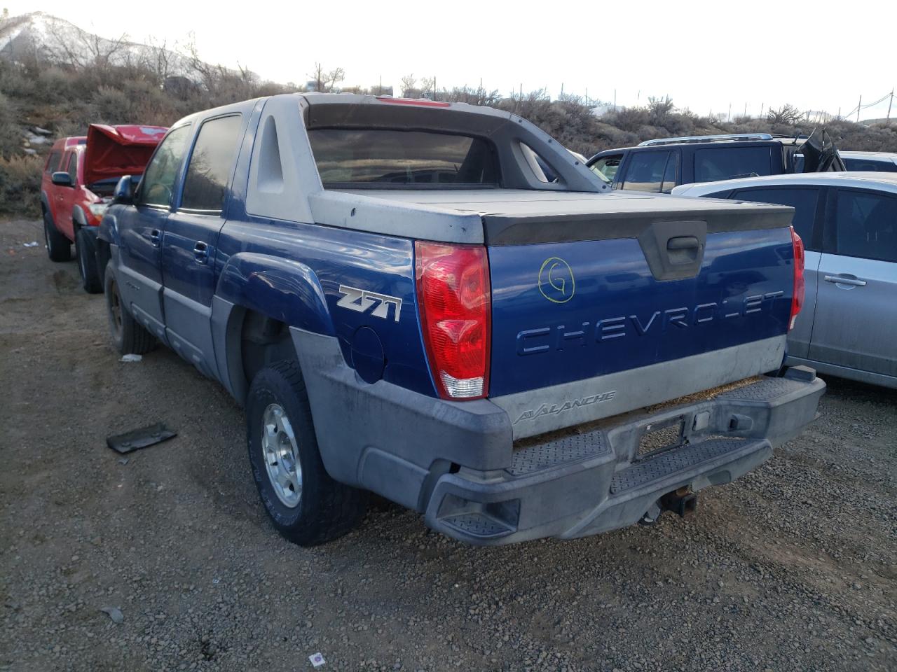 Photo 3 from auction – 2003 CHEVROLET AVALANCHE with VIN 3GNEK13T33G210689