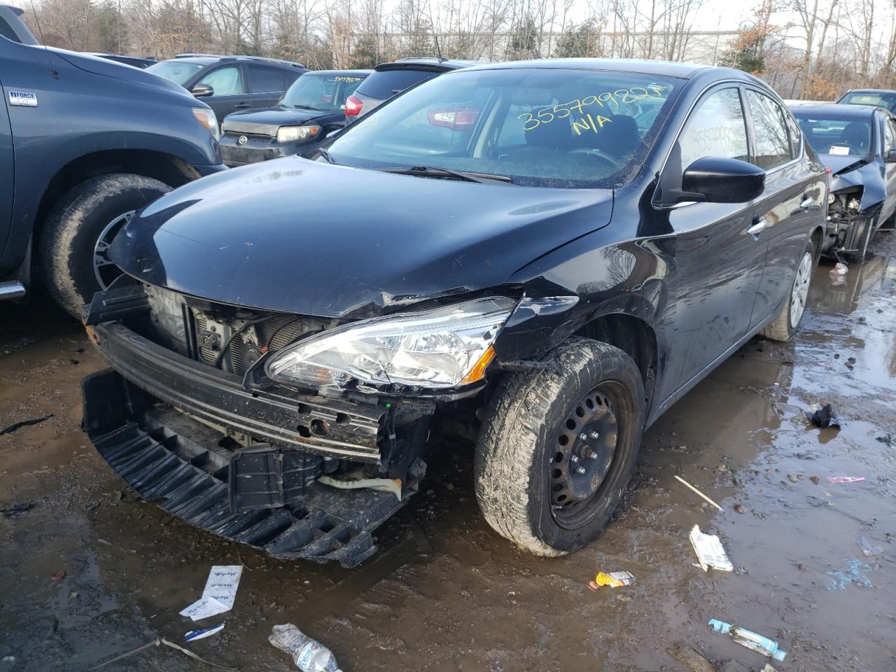 Photo 2 from auction – 2014 NISSAN SENTRA S with VIN 3N1AB7AP4EY203850