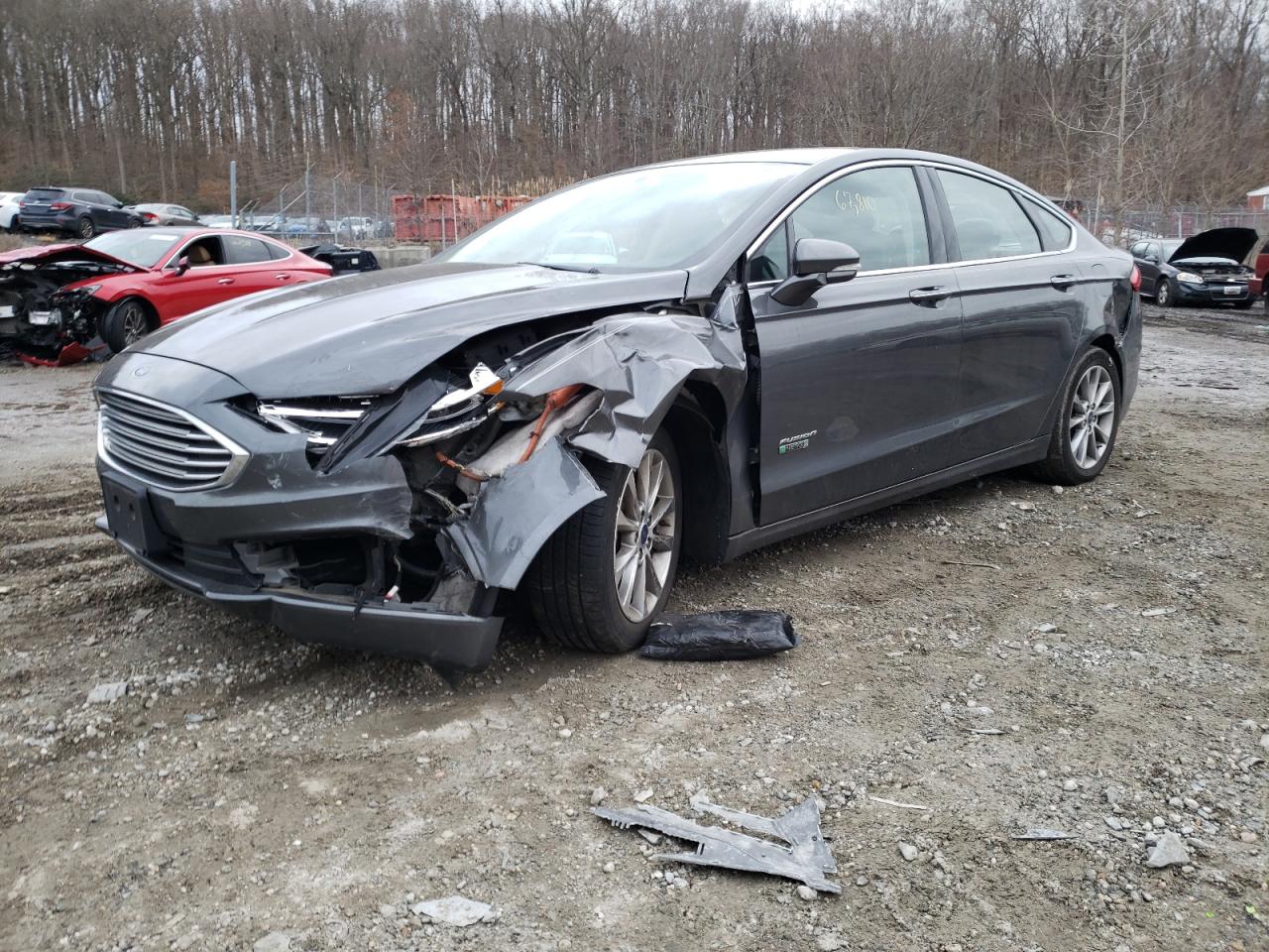 Photo 2 from auction – 2017 FORD FUSION SE with VIN 3FA6P0PUXHR173718