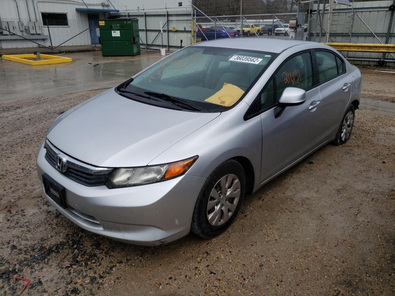 Zdjęcie 2 z aukcji – 2012 HONDA CIVIC LX z VIN 19XFB2F53CE084782