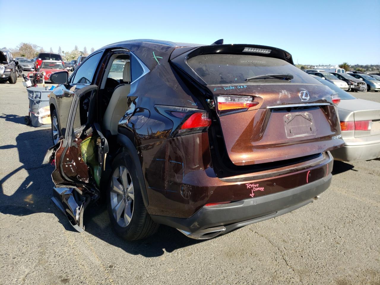 Photo 3 from auction – 2017 LEXUS NX 200T BA with VIN JTJYARBZ2H2062979