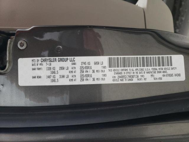 Photo 10 from auction – 2010 CHRYSLER TOWN AND C with VIN 2A4RR5D17AR387130
