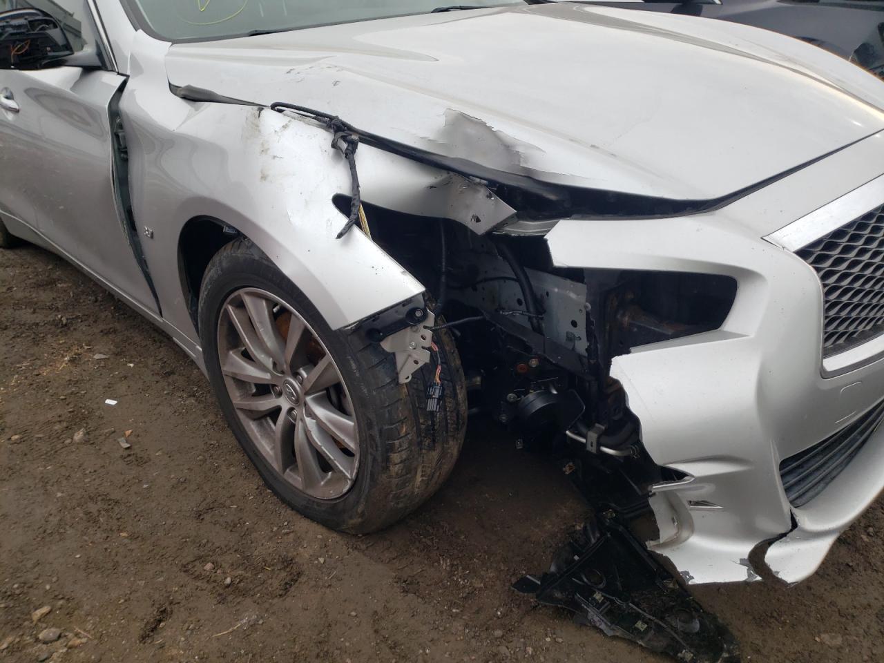 Photo 9 from auction – 2014 INFINITI Q50 BASE with VIN JN1BV7AR1EM694815
